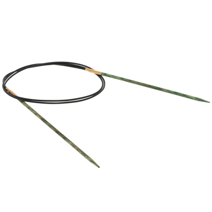 Lana Grossa Ago circolare da maglia design-legno Signal mis. 2,5/80cm