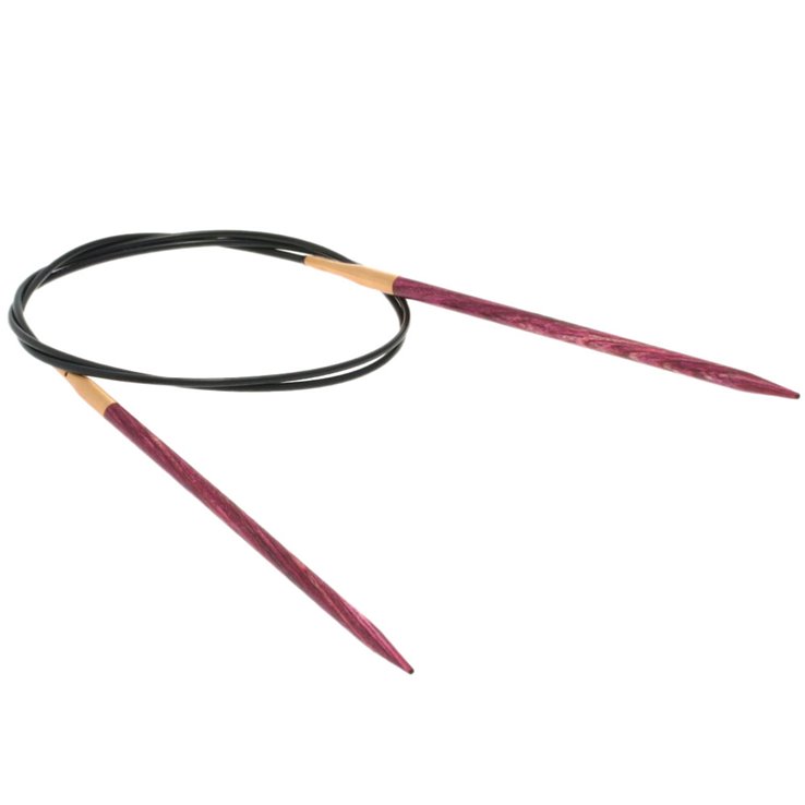 Lana Grossa Ago circolare da maglia design-legno Signal mis. 4,0/80cm