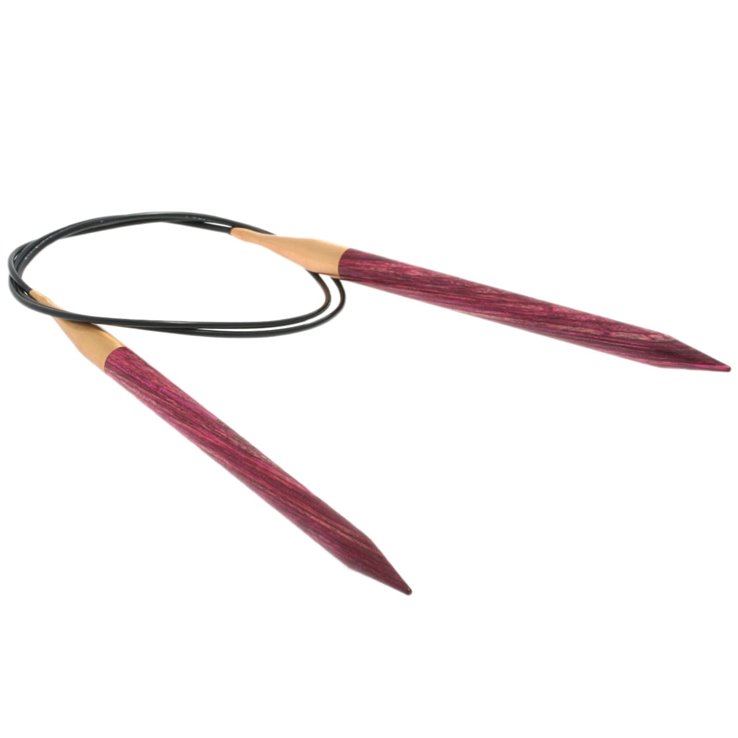 Lana Grossa Ago circolare da maglia design-legno Signal mis. 8,0/80cm