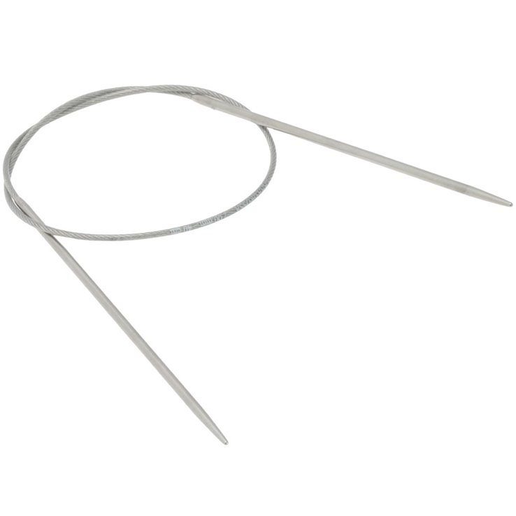Lana Grossa Ago circolare da maglia acciaio inossidabile mis. 2,0/40cm
