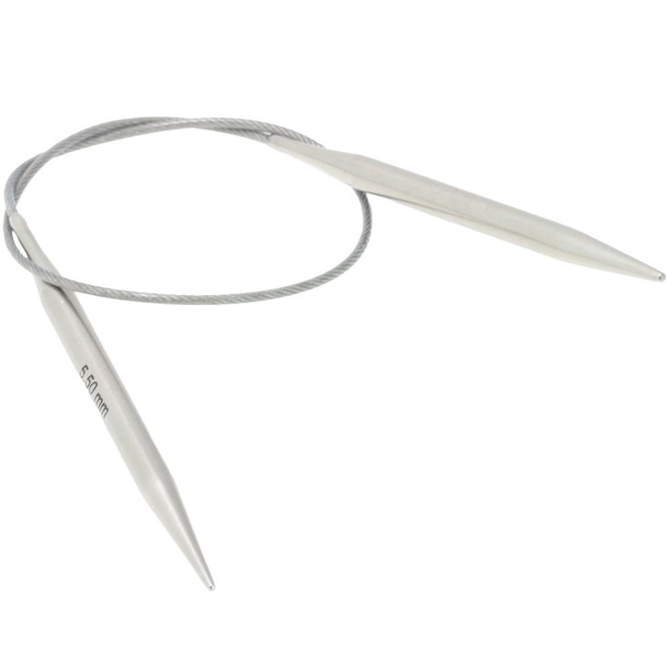 Lana Grossa Ago circolare da maglia acciaio inossidabile mis. 5,5/40cm