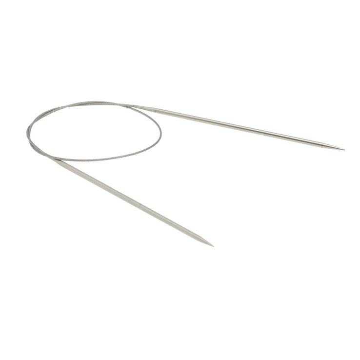 Lana Grossa Ago circolare da maglia acciaio inossidabile mis. 3,0/60cm