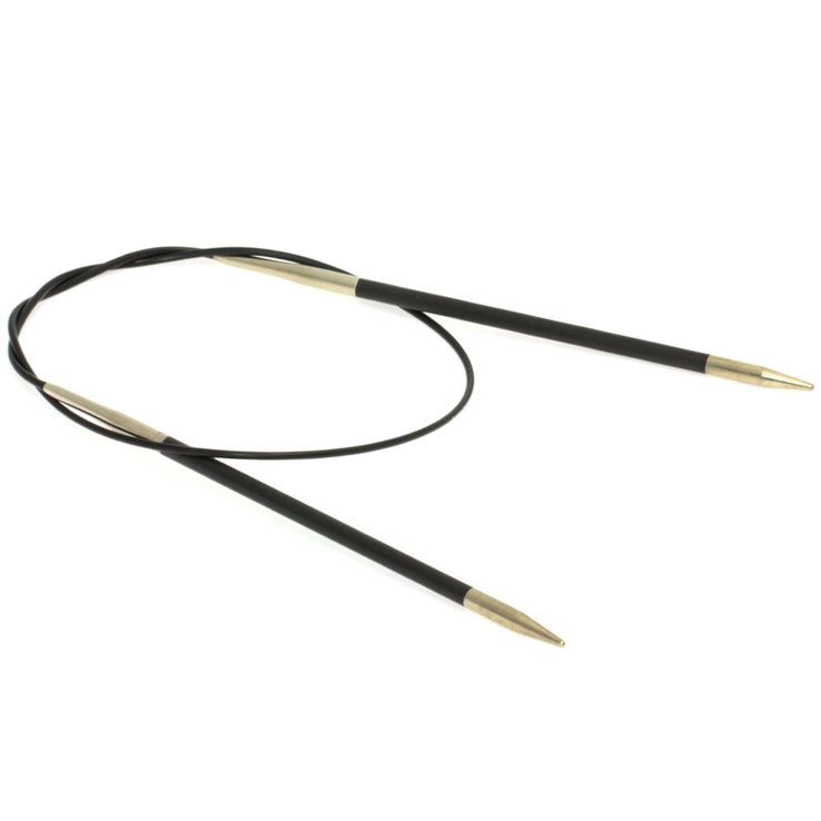 Lana Grossa Ago circolare da maglia karbon mis. 4,0/60cm