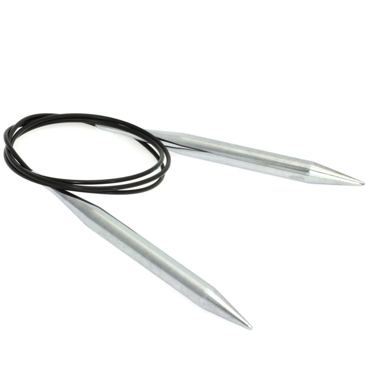 Lana Grossa Ago circolare da maglia ottone mis.10,0/100cm