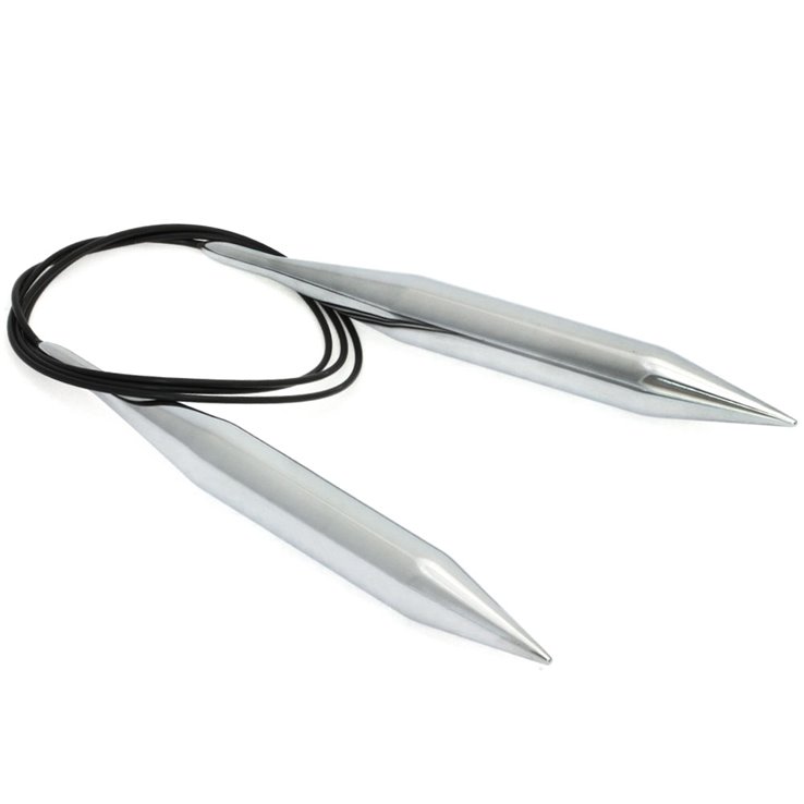 Lana Grossa Ago circolare da maglia ottone mis.15,0/100cm