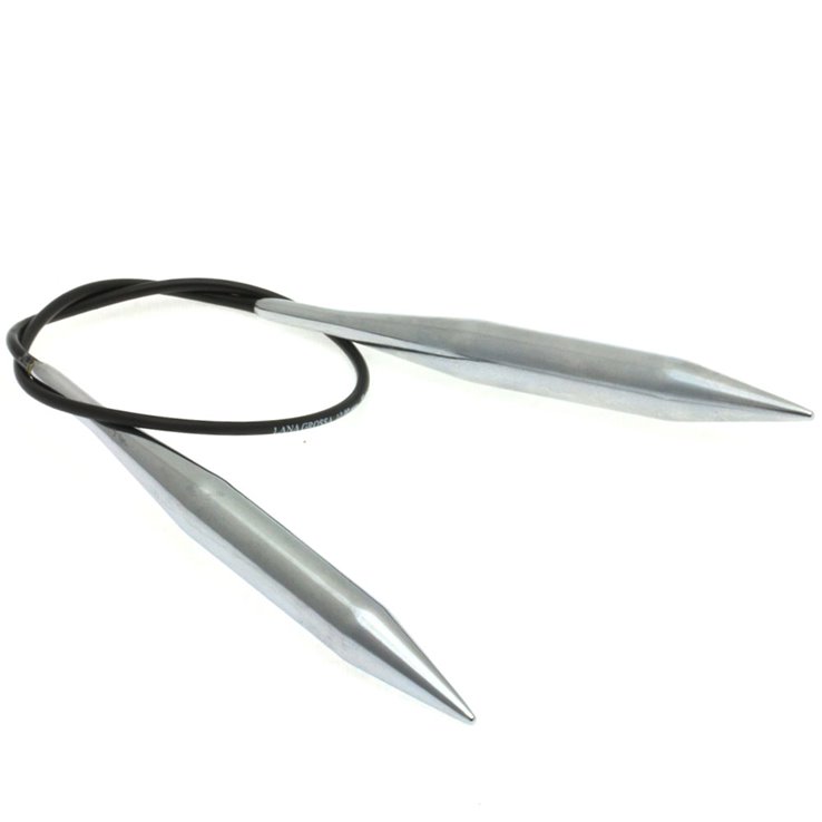 Lana Grossa Ago circolare da maglia ottone mis.10,0/40cm