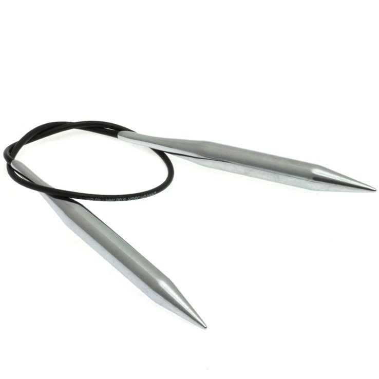 Lana Grossa Ago circolare da maglia ottone mis.  9,0/40cm