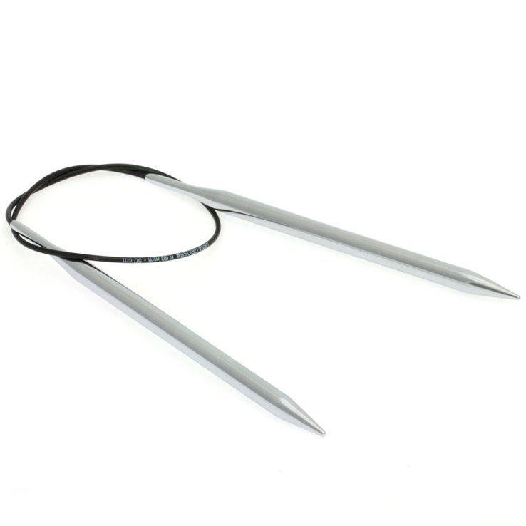 Lana Grossa Ago circolare da maglia ottone mis.  6,5/50cm