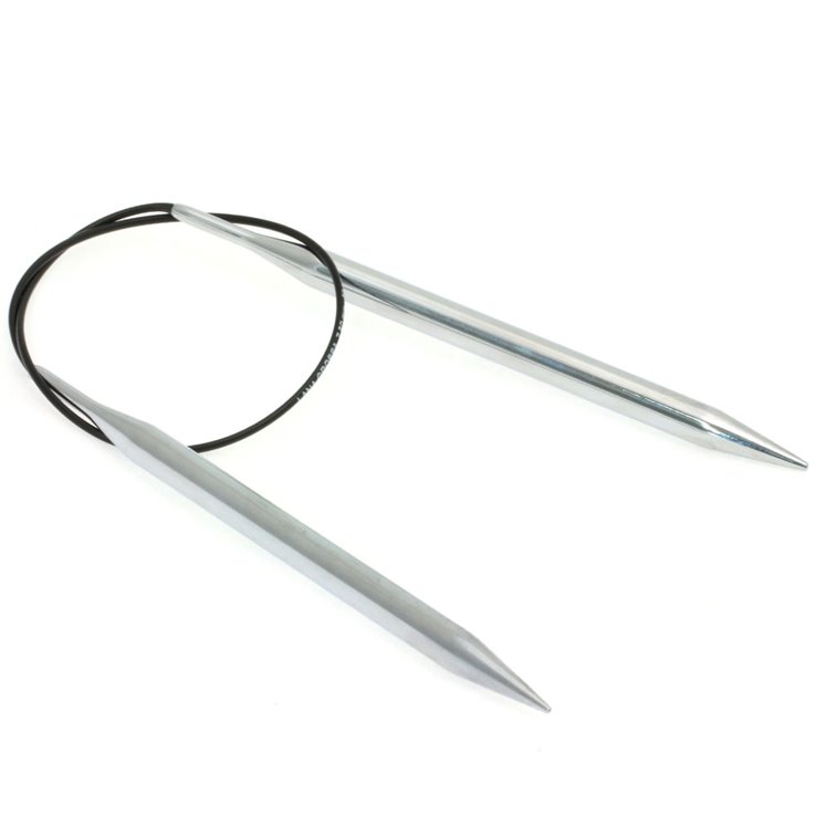 Lana Grossa Ago circolare da maglia ottone mis.  7,5/50cm