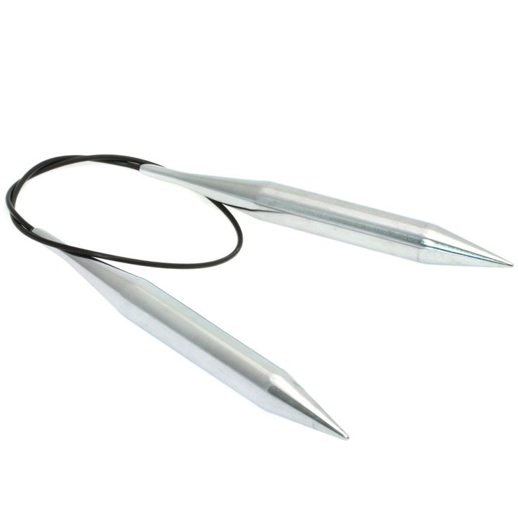 Lana Grossa Ago circolare da maglia ottone mis. 15,0/60cm