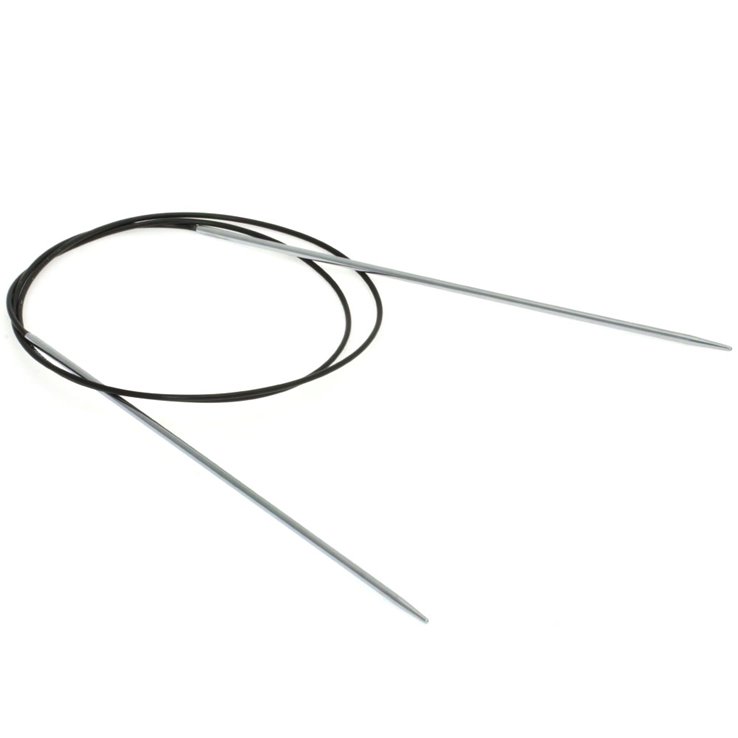 Lana Grossa Ago circolare da maglia ottone mis. 2,0/80cm