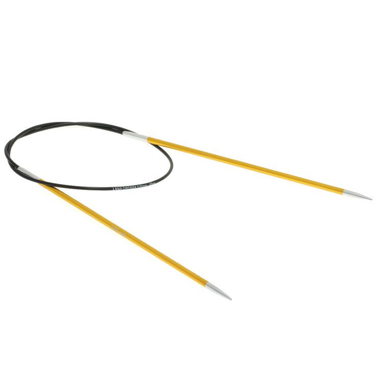 Lana Grossa Ago circolare da maglia alluminio Rainbow mis. 3,0/40cm