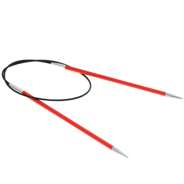 Lana Grossa Ago circolare da maglia alluminio Rainbow mis. 4,0/40cm