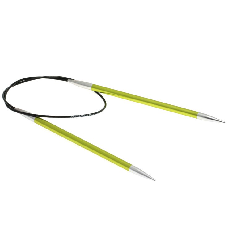 Lana Grossa Ago circolare da maglia alluminio Rainbow mis. 5,5/60cm