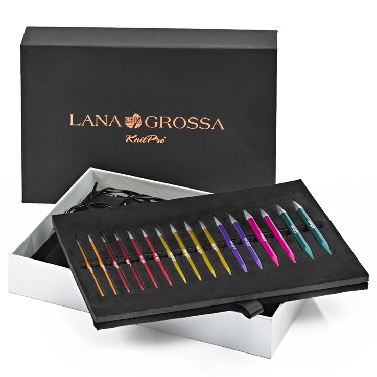 Lana Grossa Assortimento d’aghi Aluminium Rainbow