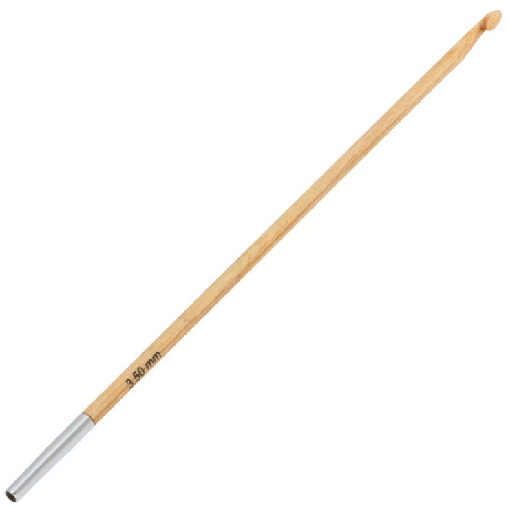 Lana Grossa Ago uncinetto tunisino design-legno mis. 3,5