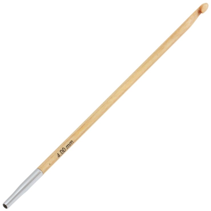 Lana Grossa Ago uncinetto tunisino design-legno mis. 4,0